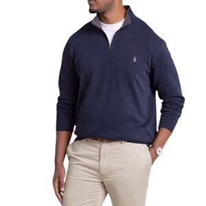 Polo Ralph Lauren Luxury Jersey Quarter Zipped pullover